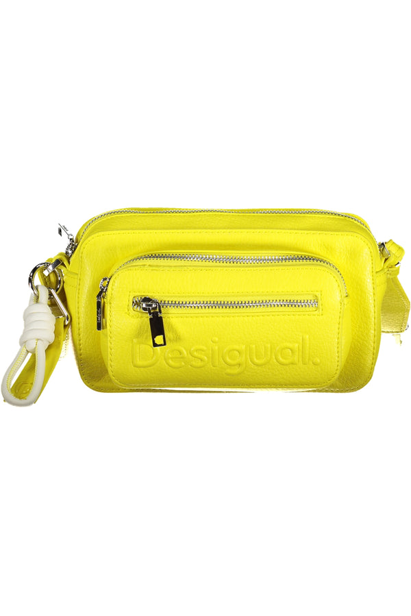 BOLSA DESIGUAL AMARELO PARA MULHER