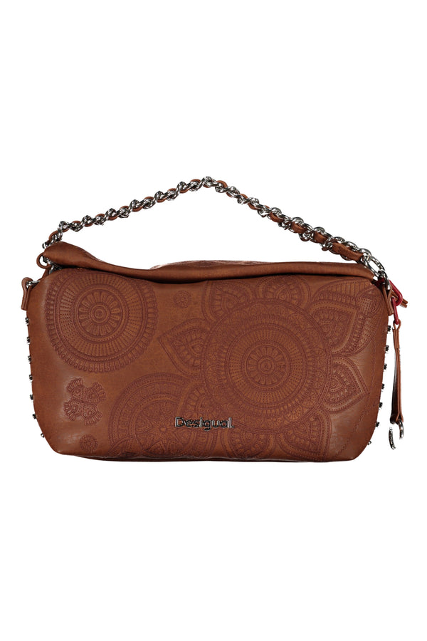 BOLSA DE MULHER MARROM DESIGUAL