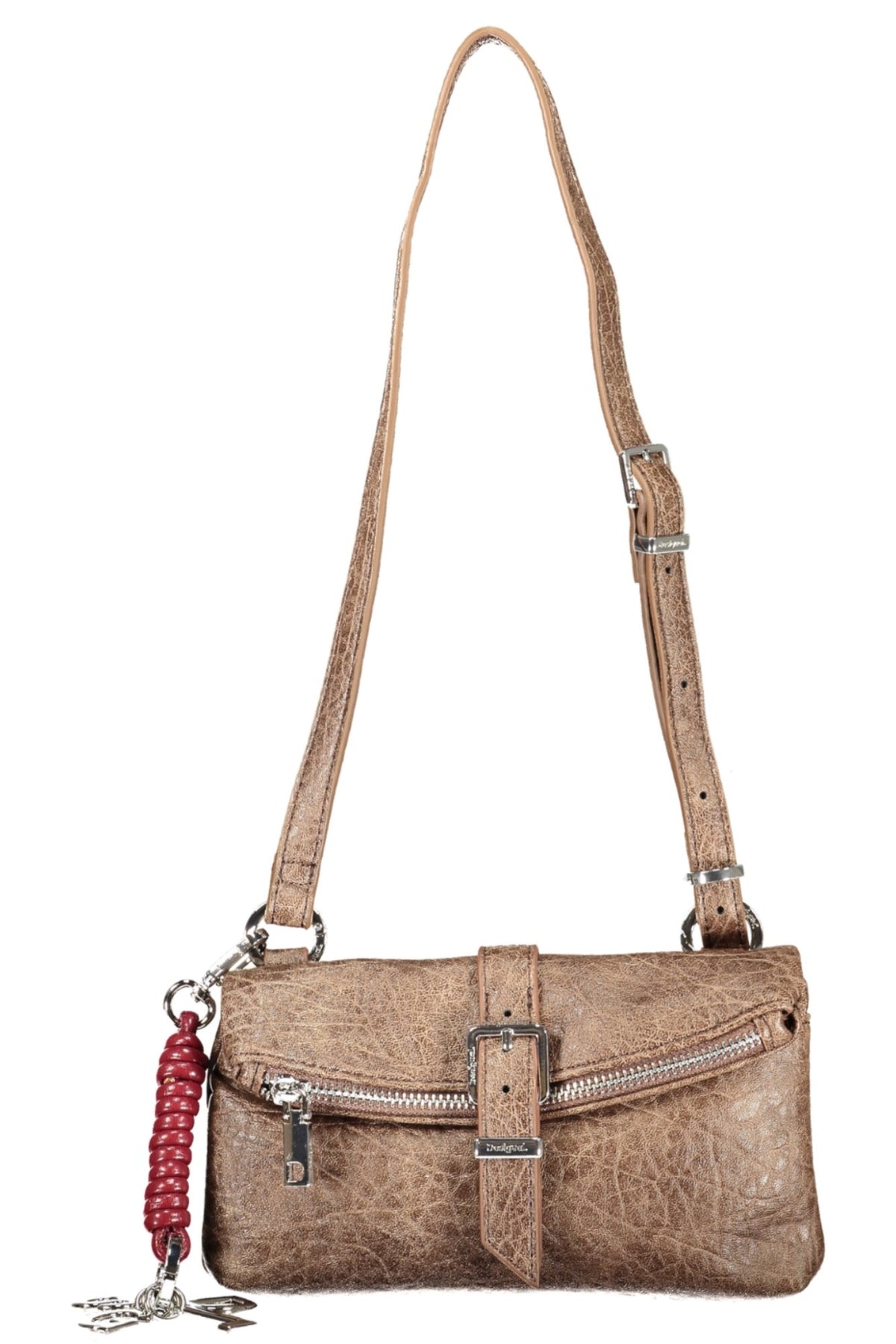 MALA TIRACOLO DESIGUAL MULHER CASTANHA