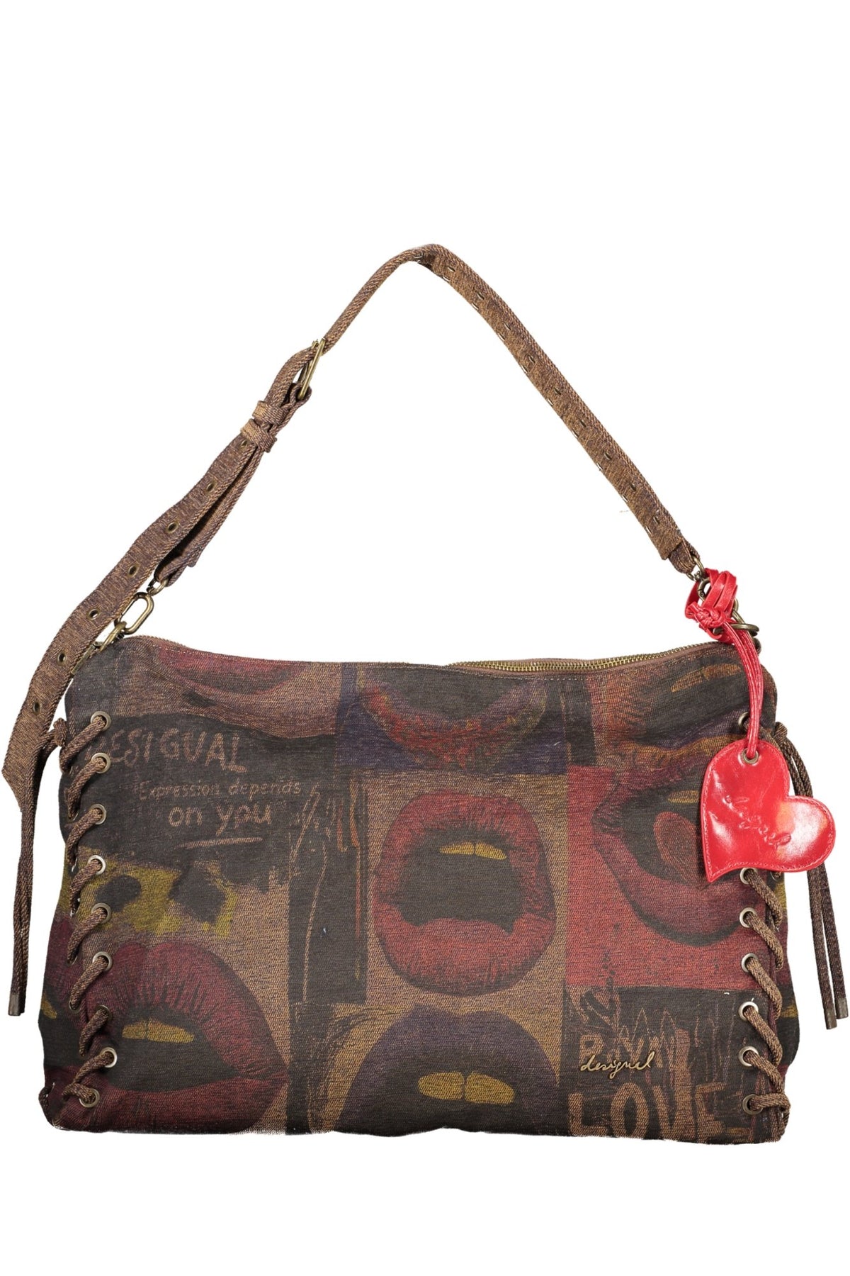 MALA EM ALGODÃO DESIGUAL MULHER CASTANHA