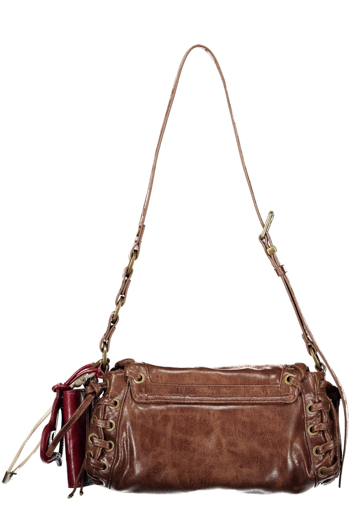 MALA COM FECHO DESIGUAL MULHER CASTANHA