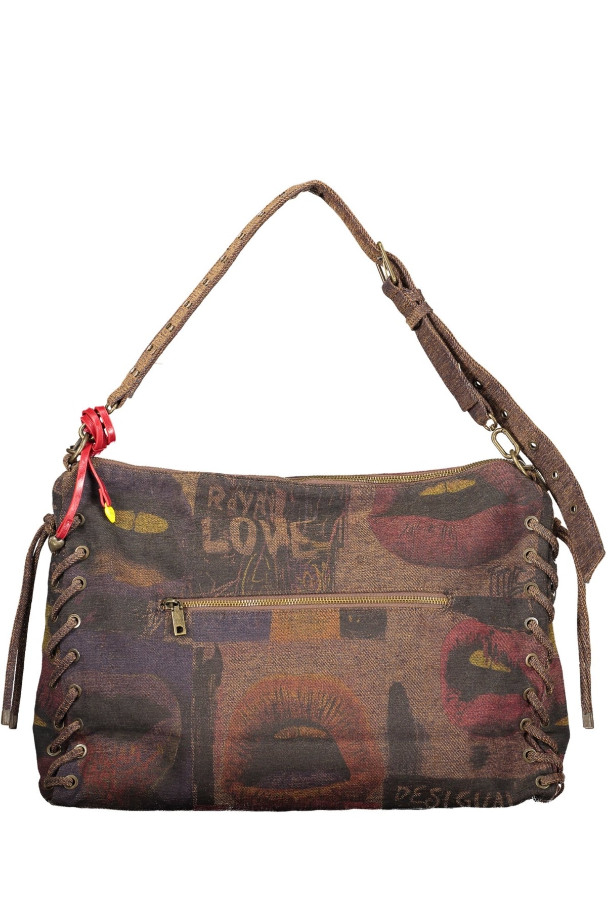 MALA EM ALGODÃO DESIGUAL MULHER CASTANHA