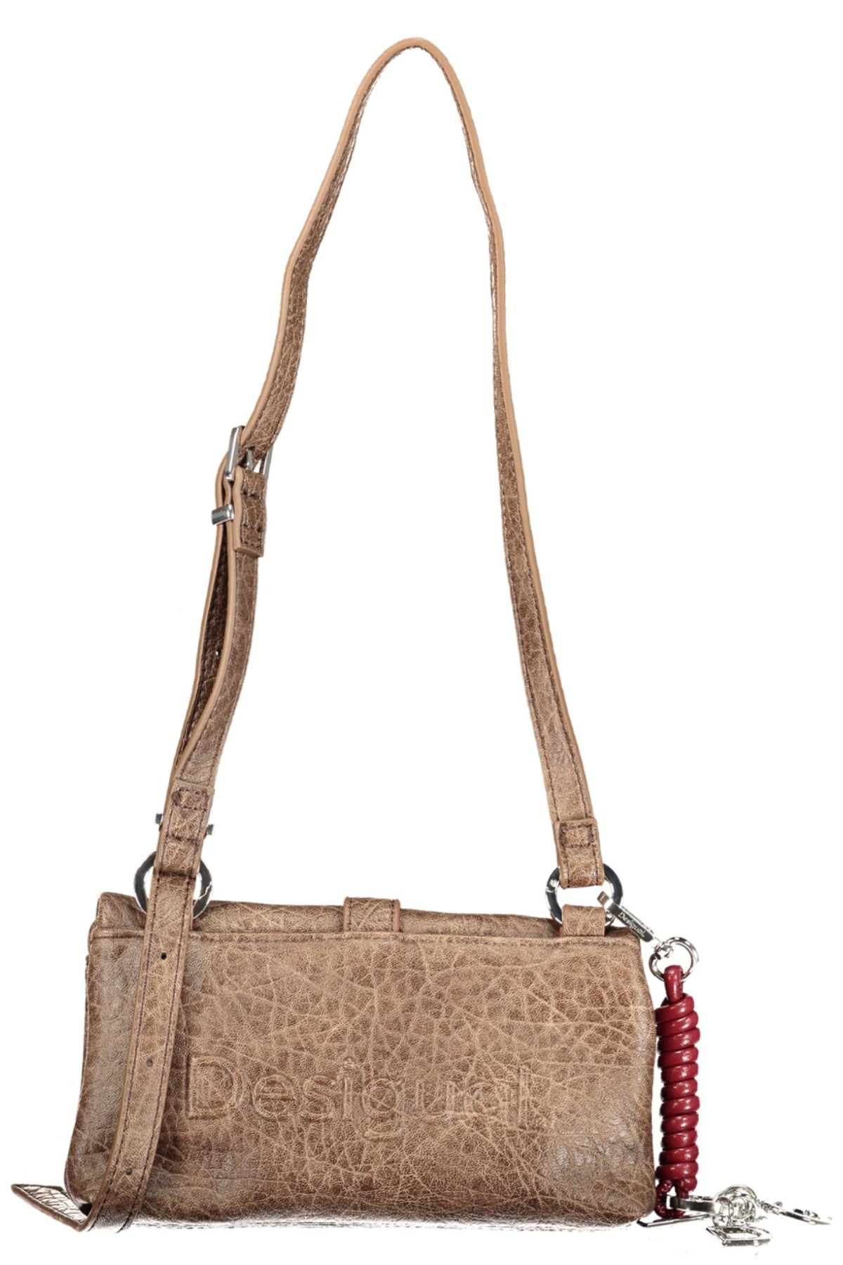 MALA TIRACOLO DESIGUAL MULHER CASTANHA