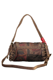 MALA TIRACOLO DESIGUAL MULHER CASTANHA