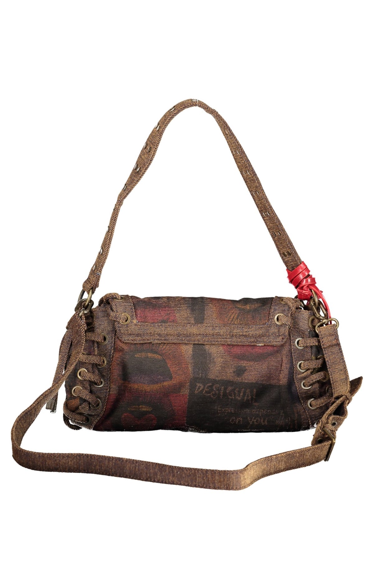MALA TIRACOLO DESIGUAL MULHER CASTANHA
