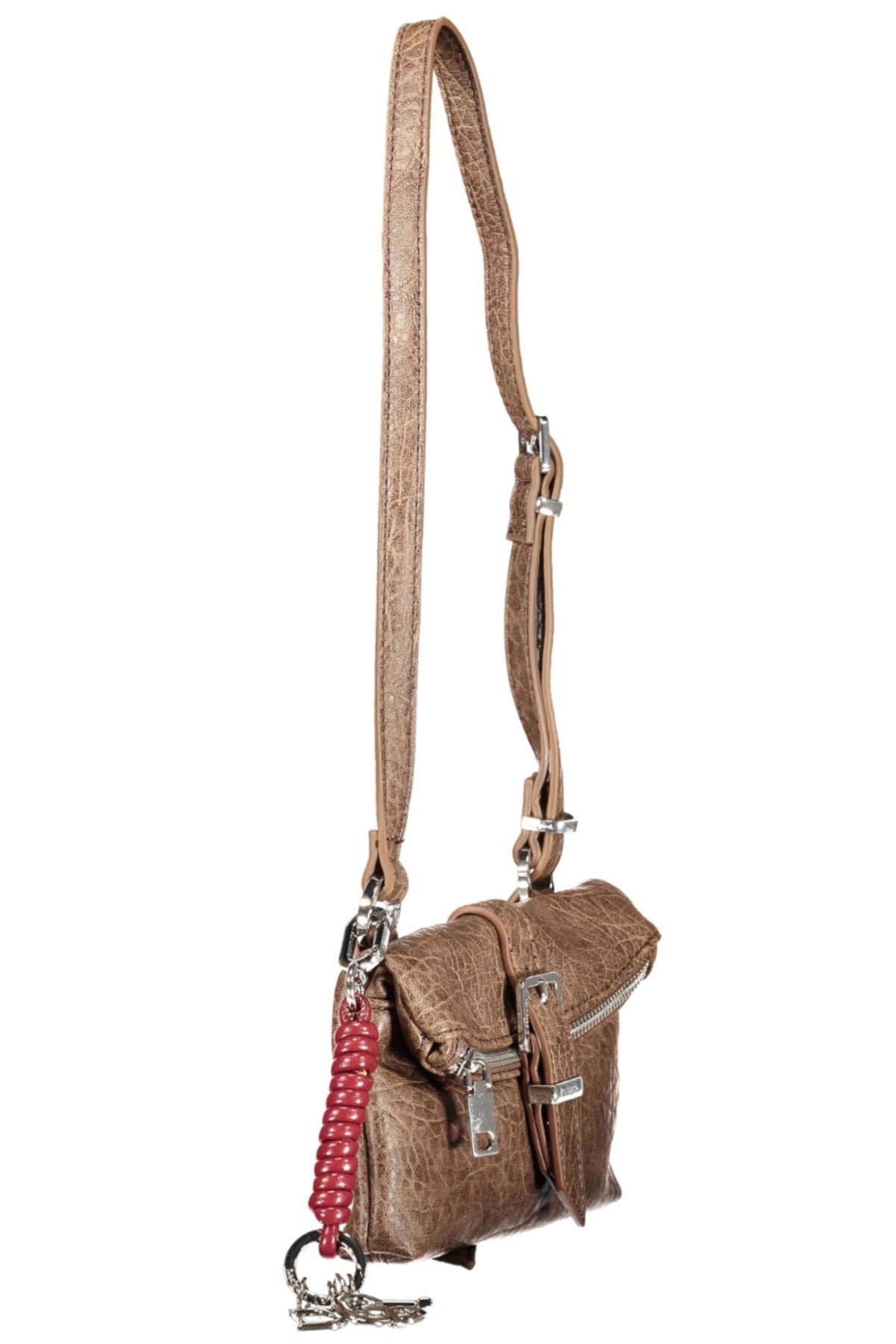 MALA TIRACOLO DESIGUAL MULHER CASTANHA