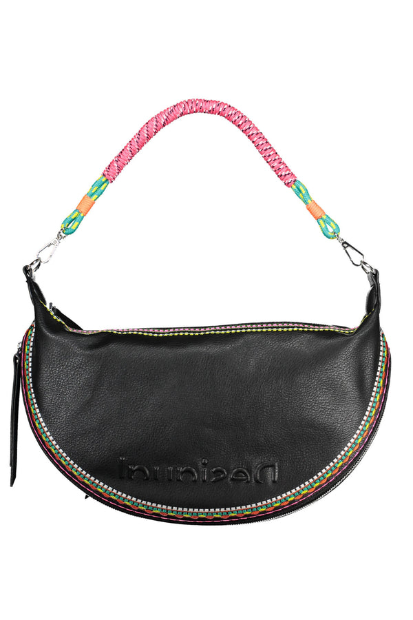 BOLSA DE MULHER PRETA DESIGUAL