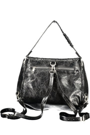 MALA COM BORDADO DESIGUAL MULHER PRETA
