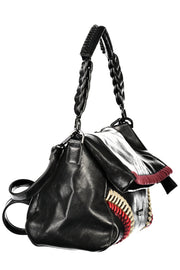 MALA TIRACOLO DESIGUAL MULHER PRETA