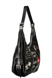 MALA COM ESTAMPADO DESIGUAL MULHER PRETA