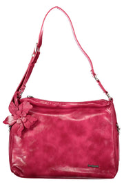 MALA COM FECHO DESIGUAL MULHER ROSA