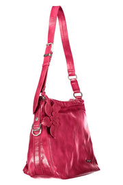 MALA COM FECHO DESIGUAL MULHER ROSA