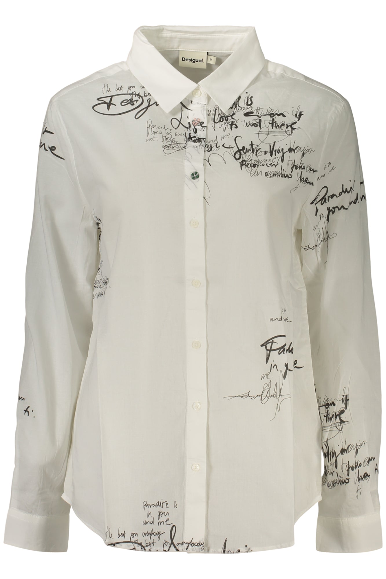 CAMISA EM ALGODÃO DESIGUAL MULHER BRANCA