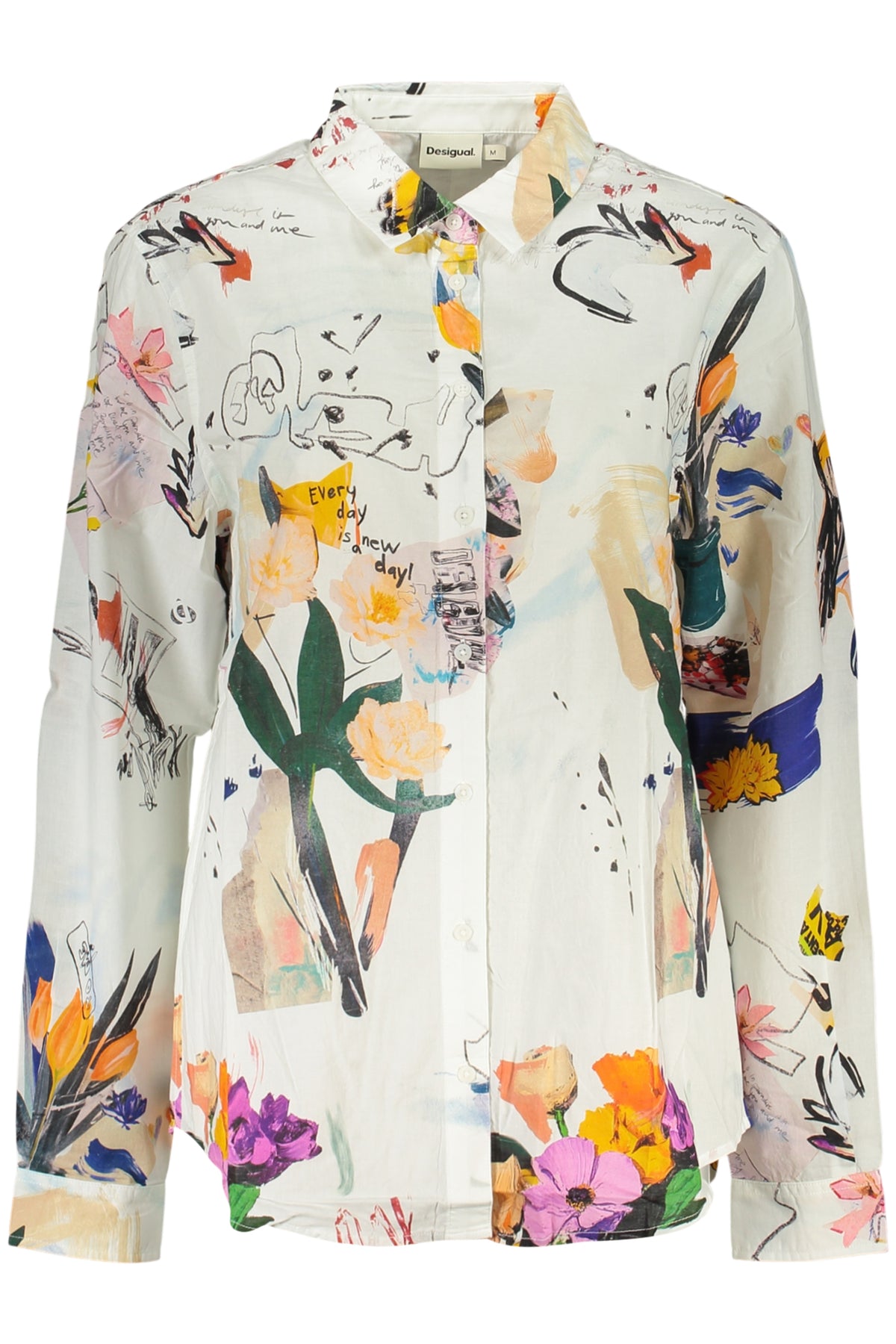 CAMISA EM ALGODÃO DESIGUAL MULHER BRANCA