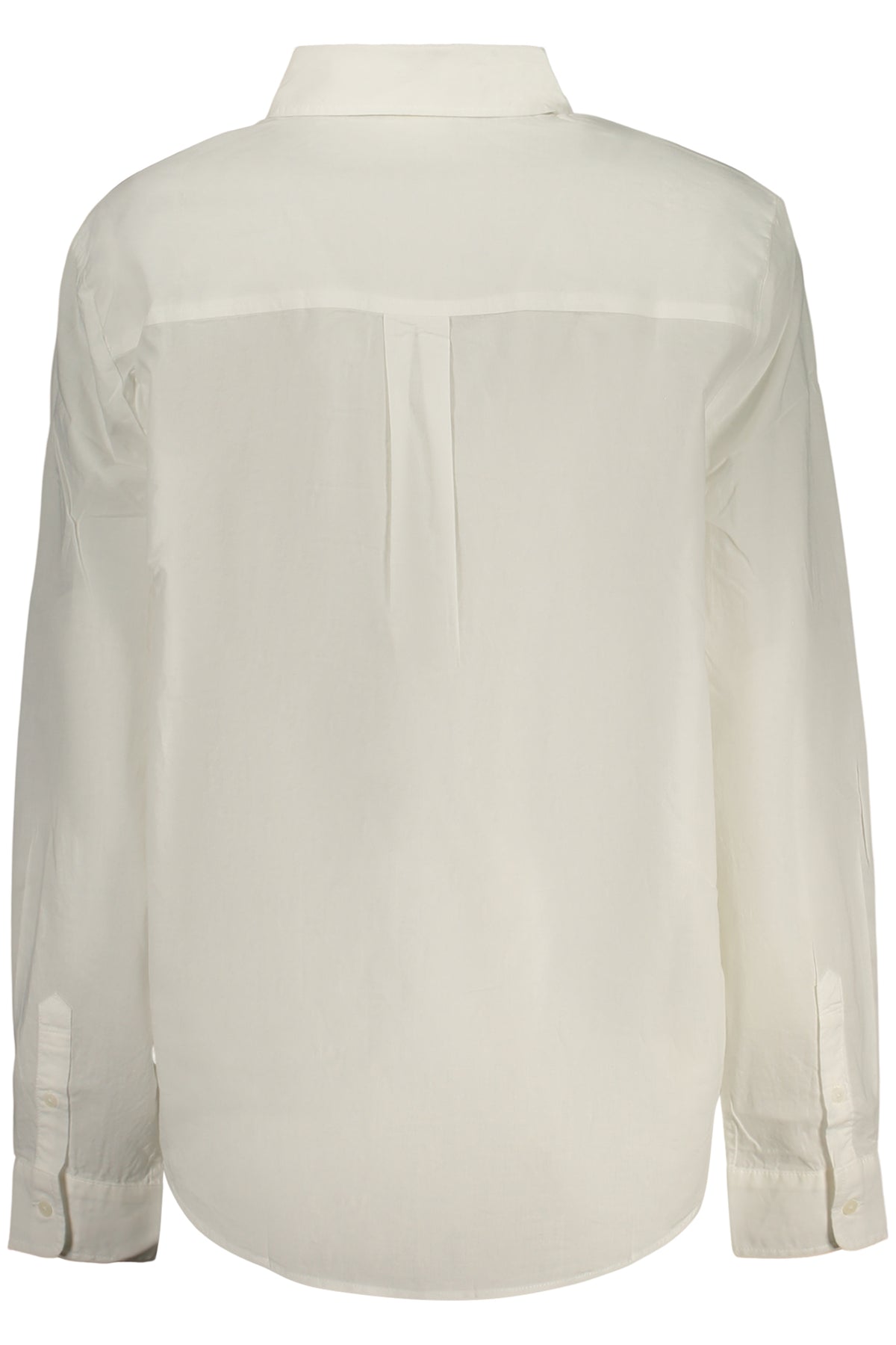 CAMISA EM ALGODÃO DESIGUAL MULHER BRANCA