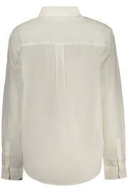 CAMISA EM ALGODÃO DESIGUAL MULHER BRANCA