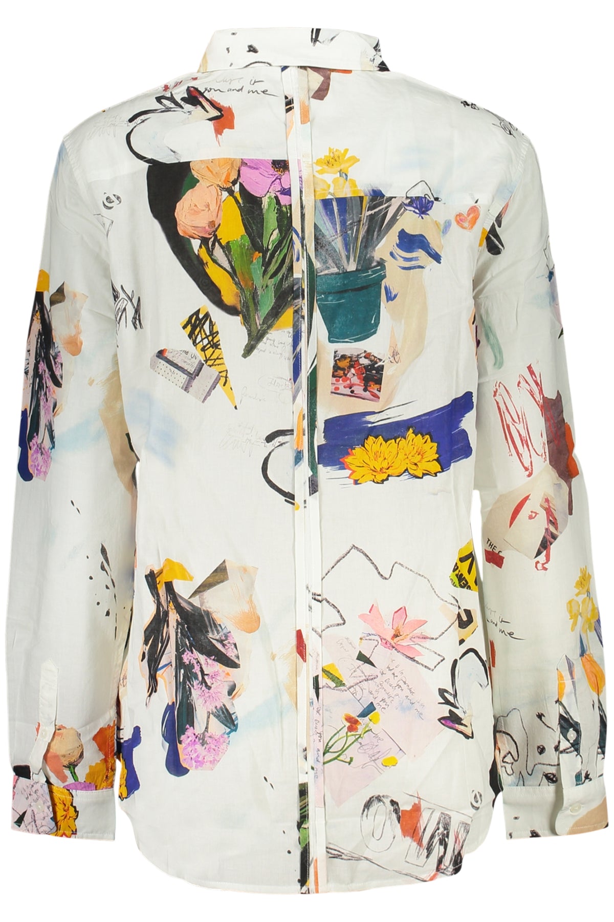 CAMISA EM ALGODÃO DESIGUAL MULHER BRANCA