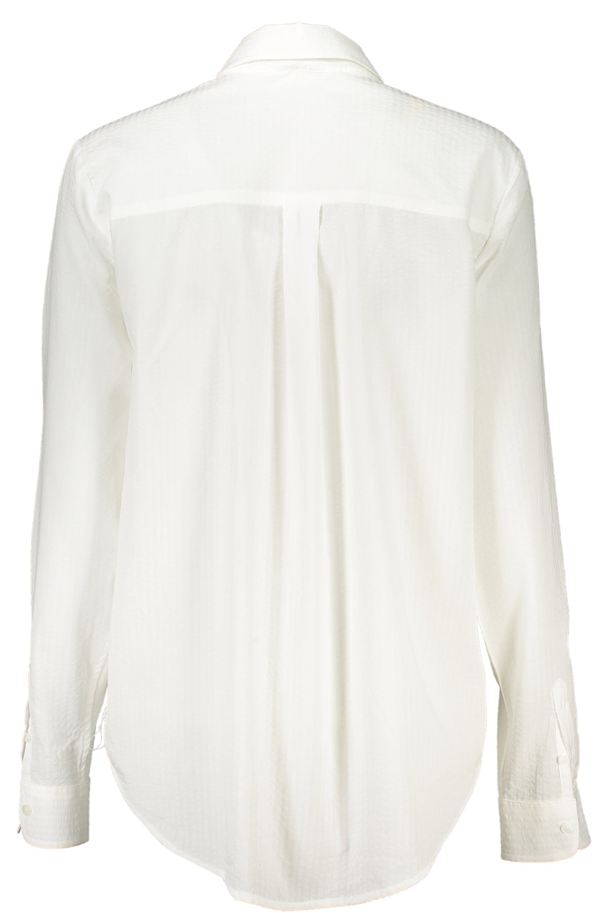 CAMISA EM ALGODÃO DESIGUAL MULHER BRANCA