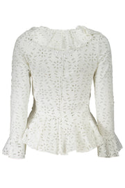 CAMISA EM ALGODÃO DESIGUAL MULHER BRANCA