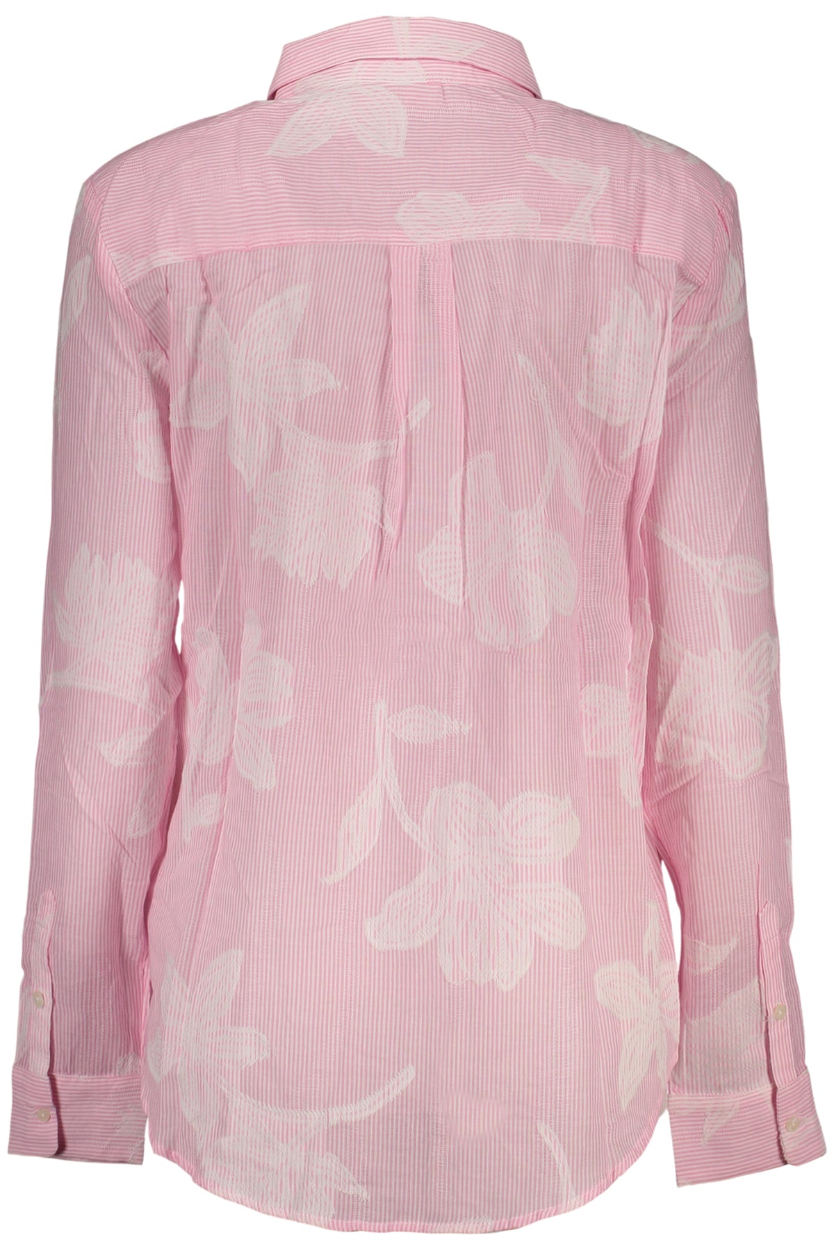 CAMISA EM ALGODÃO DESIGUAL MULHER ROSA