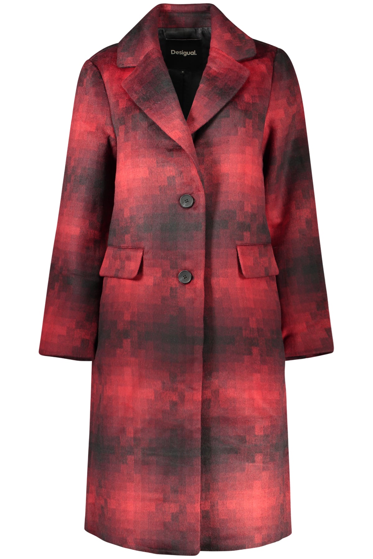 BLUSÃO COM LOGÓTIPO DESIGUAL MULHER VERMELHO