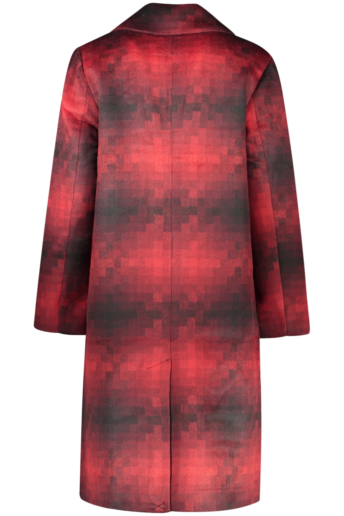 BLUSÃO COM LOGÓTIPO DESIGUAL MULHER VERMELHO