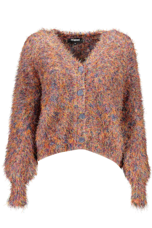 DESIGUAL CARDIGAN MULHER LARANJA