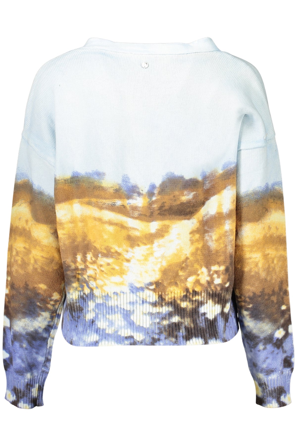 CAMISOLA EM ALGODÃO DESIGUAL MULHER AZUL CLARO