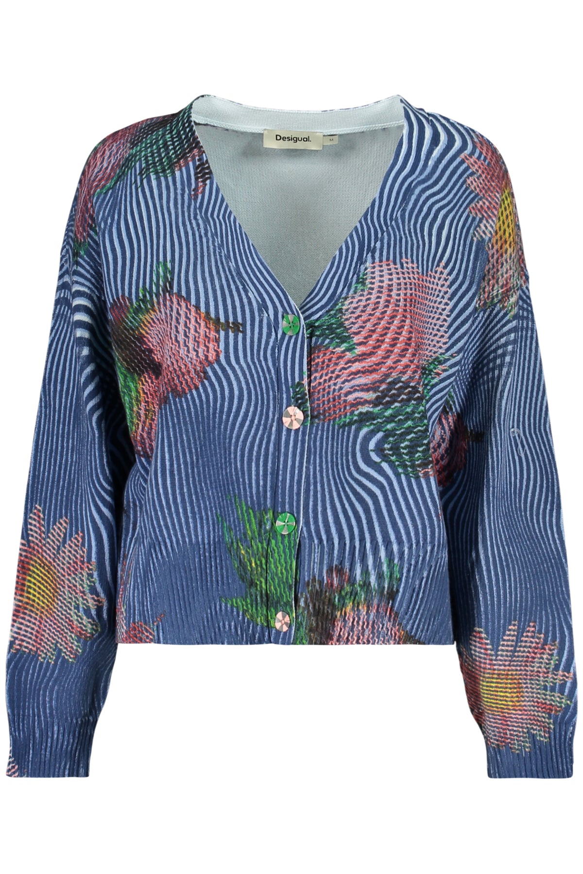 CAMISOLA EM ALGODÃO DESIGUAL MULHER AZUL