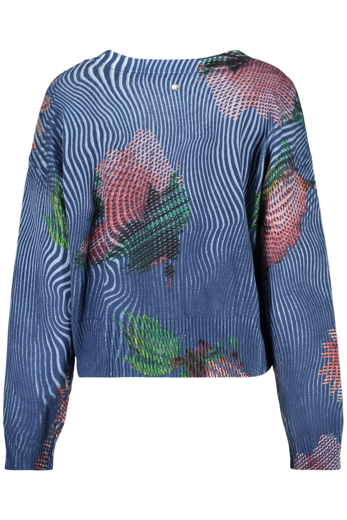 CAMISOLA EM ALGODÃO DESIGUAL MULHER AZUL