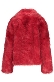 BLUSÃO COM LOGÓTIPO DESIGUAL MULHER VERMELHO