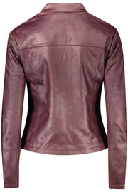 BLUSÃO COM FECHO DESIGUAL MULHER ROXO