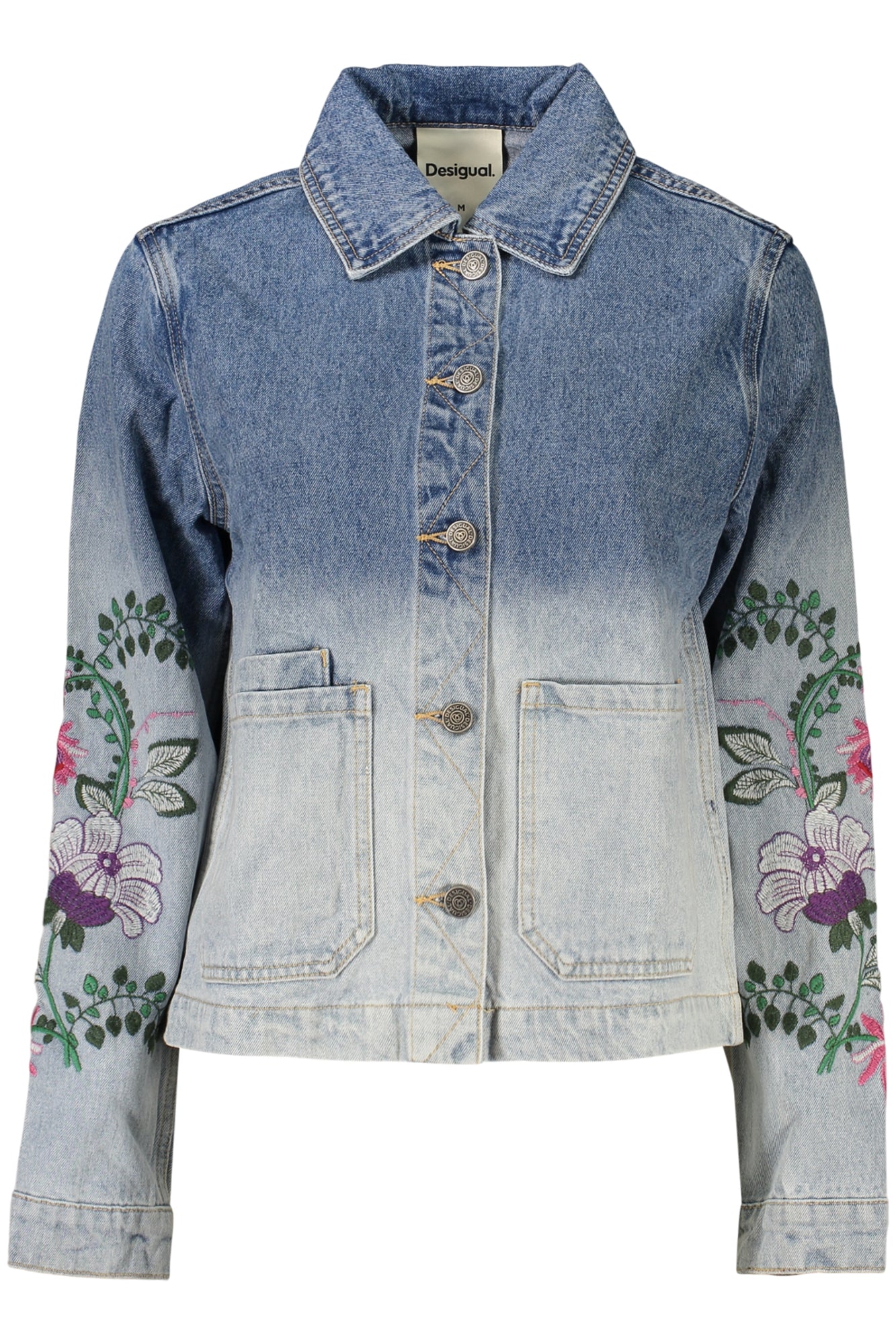BLUSÃO EM ALGODÃO DESIGUAL MULHER AZUL