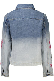 BLUSÃO EM ALGODÃO DESIGUAL MULHER AZUL