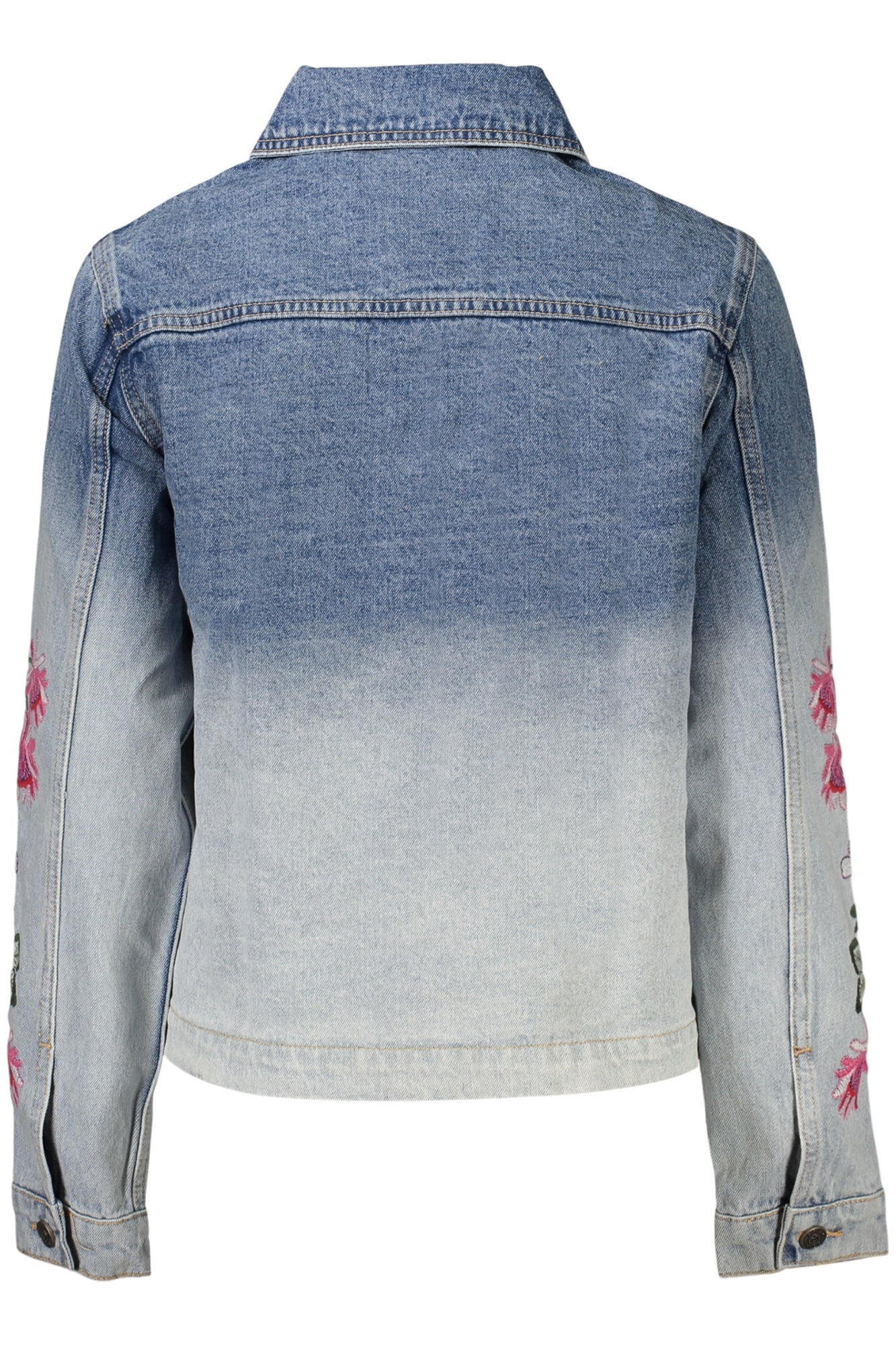 BLUSÃO EM ALGODÃO DESIGUAL MULHER AZUL