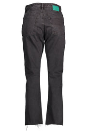 DESIGUAL WOMEN'S BLACK DENIM JEANS