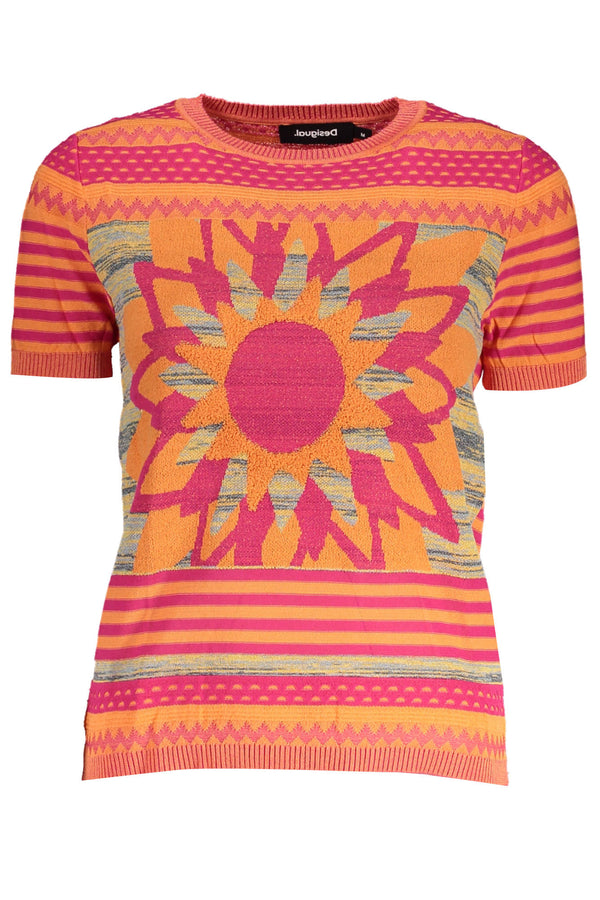 CAMISOLA DE MULHER DESIGUAL LARANJA