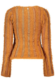 CAMISOLA COM LOGÓTIPO DESIGUAL MULHER LARANJA