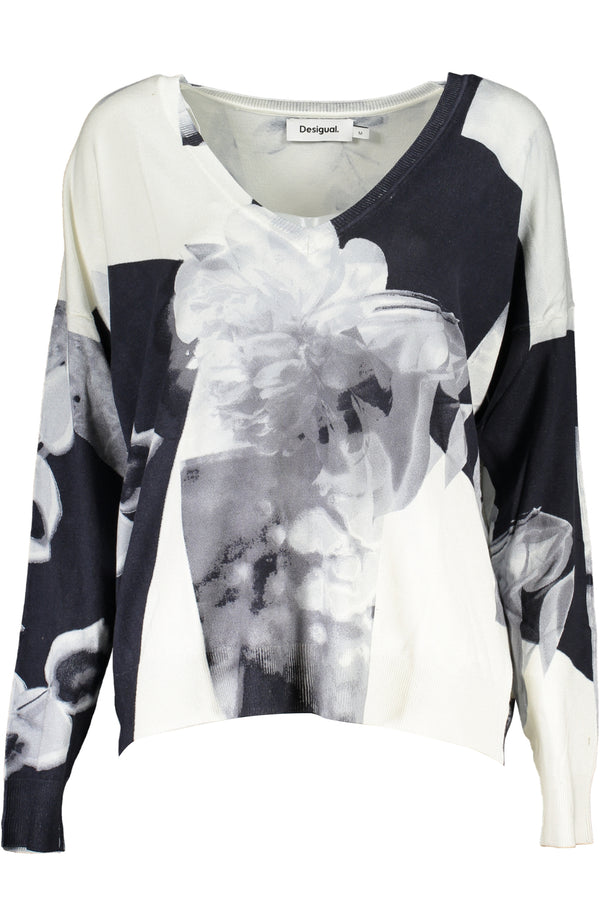 Desigual Branco Mulher Sweater