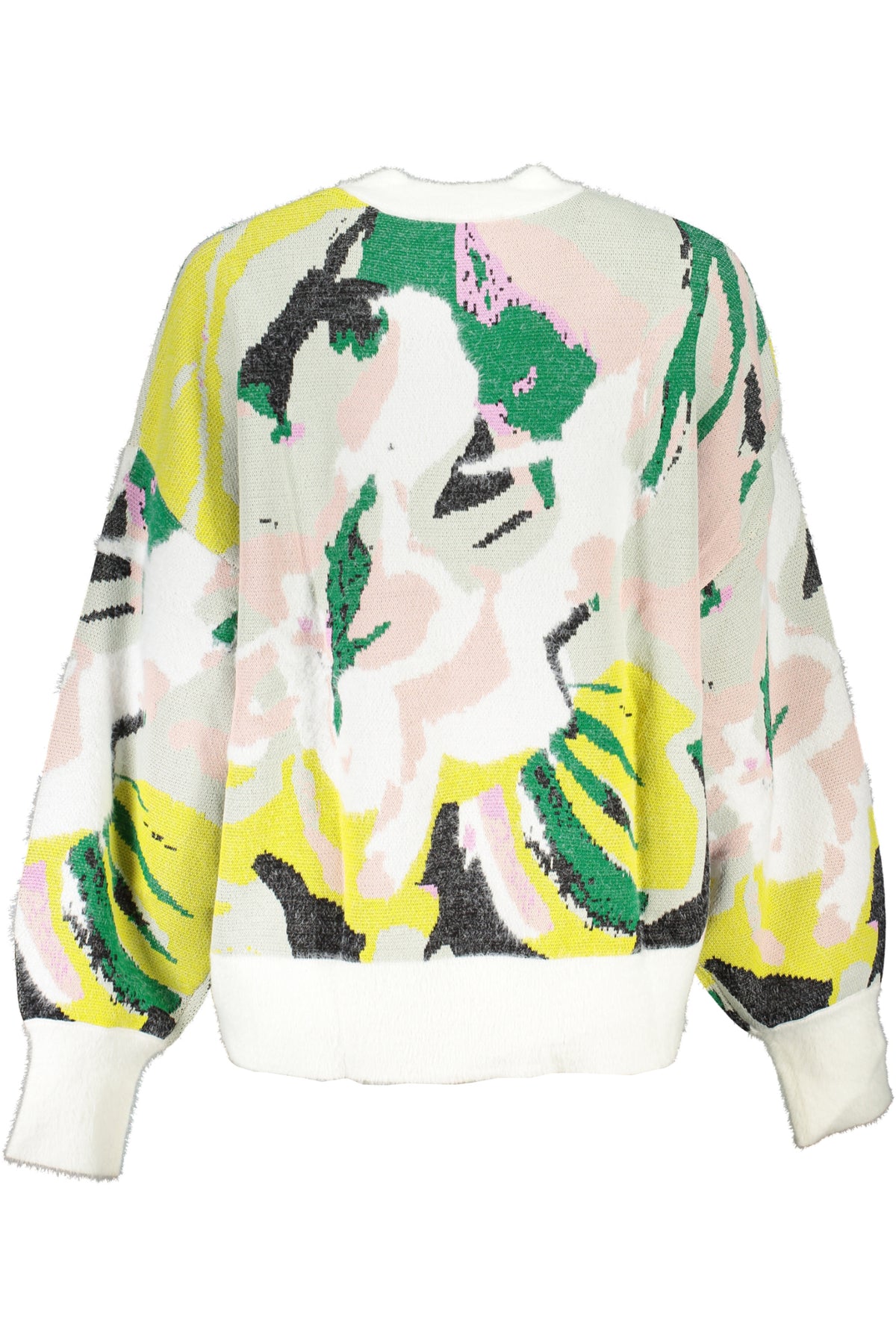 WOMEN'S WHITE DESIGUAL SWEATER
