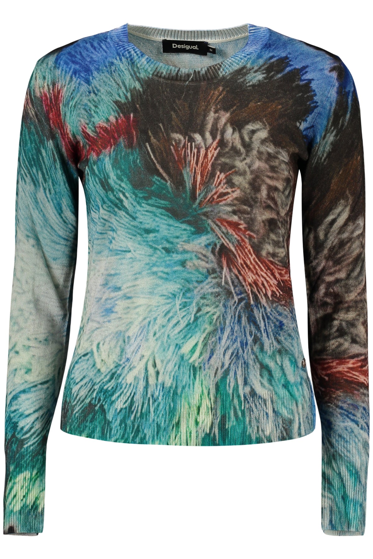 CAMISOLA EM LINHO DESIGUAL MULHER AZUL