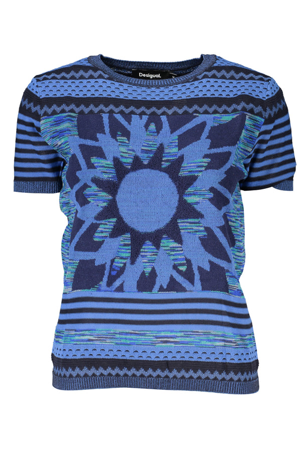 CAMISOLA AZUL DE MULHER DESIGUAL