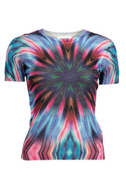 CAMISOLA COM LOGÓTIPO DESIGUAL MULHER AZUL