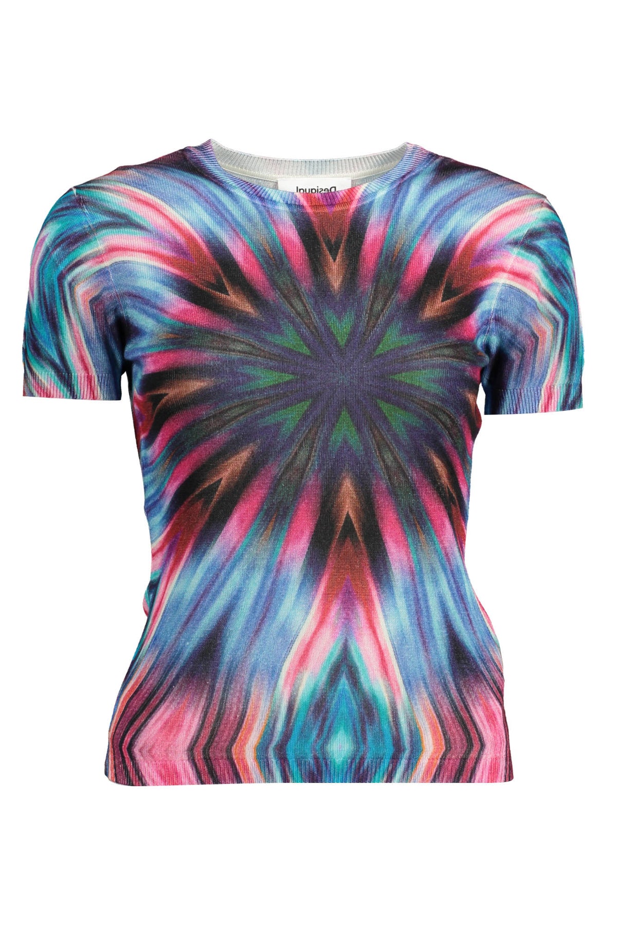 CAMISOLA COM LOGÓTIPO DESIGUAL MULHER AZUL