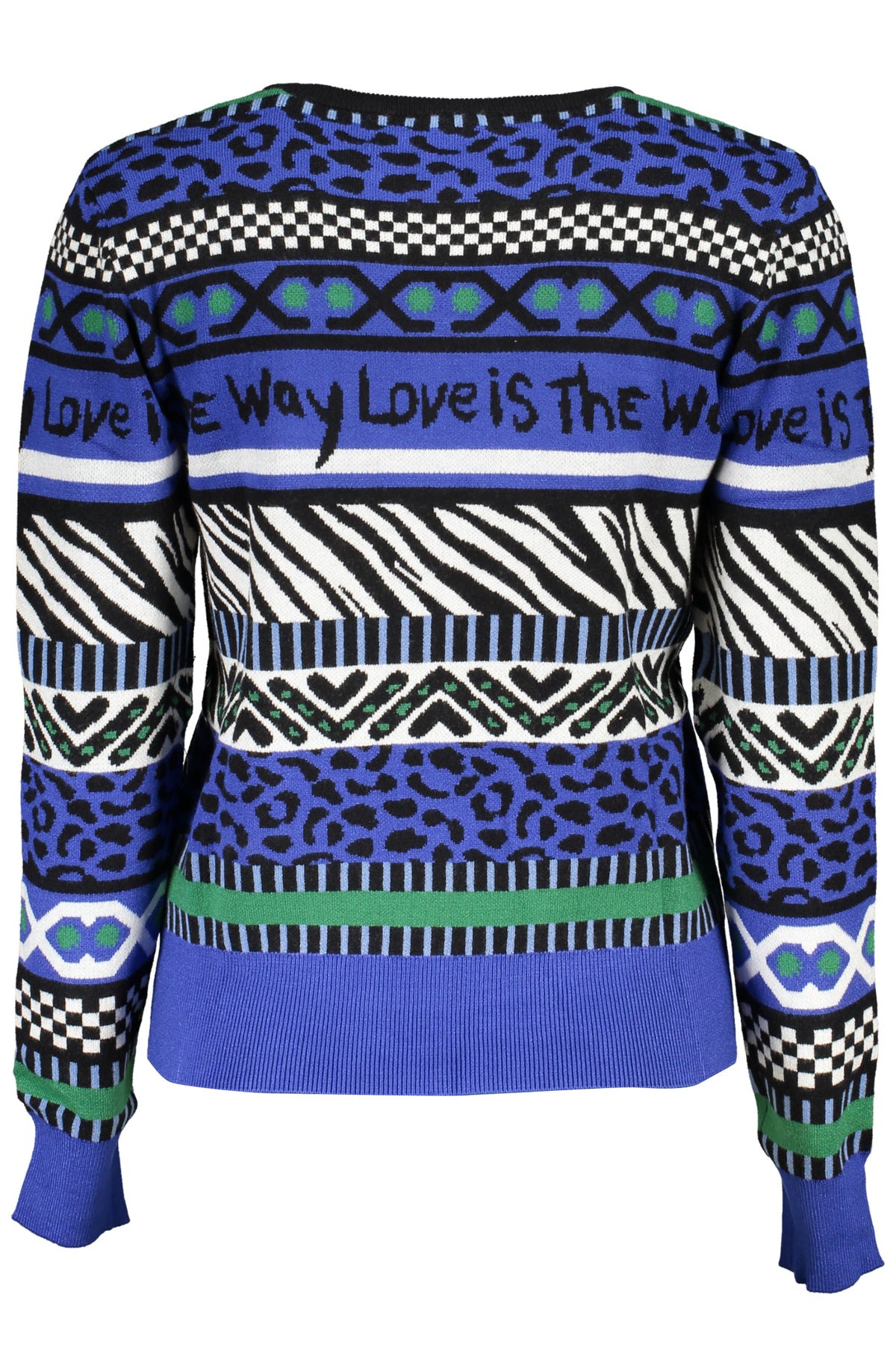 DESIGUAL WOMEN'S BLUE JUMPER