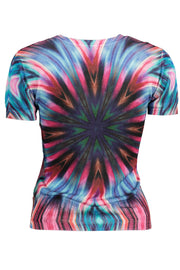 CAMISOLA COM LOGÓTIPO DESIGUAL MULHER AZUL