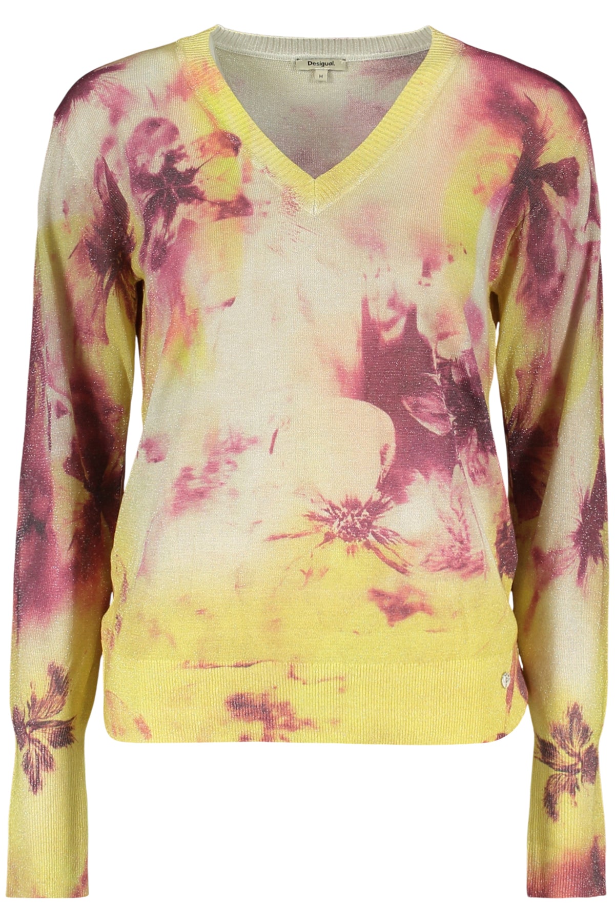CAMISOLA COM LOGÓTIPO DESIGUAL MULHER AMARELA