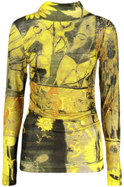 CAMISOLA COM LOGÓTIPO DESIGUAL MULHER AMARELA