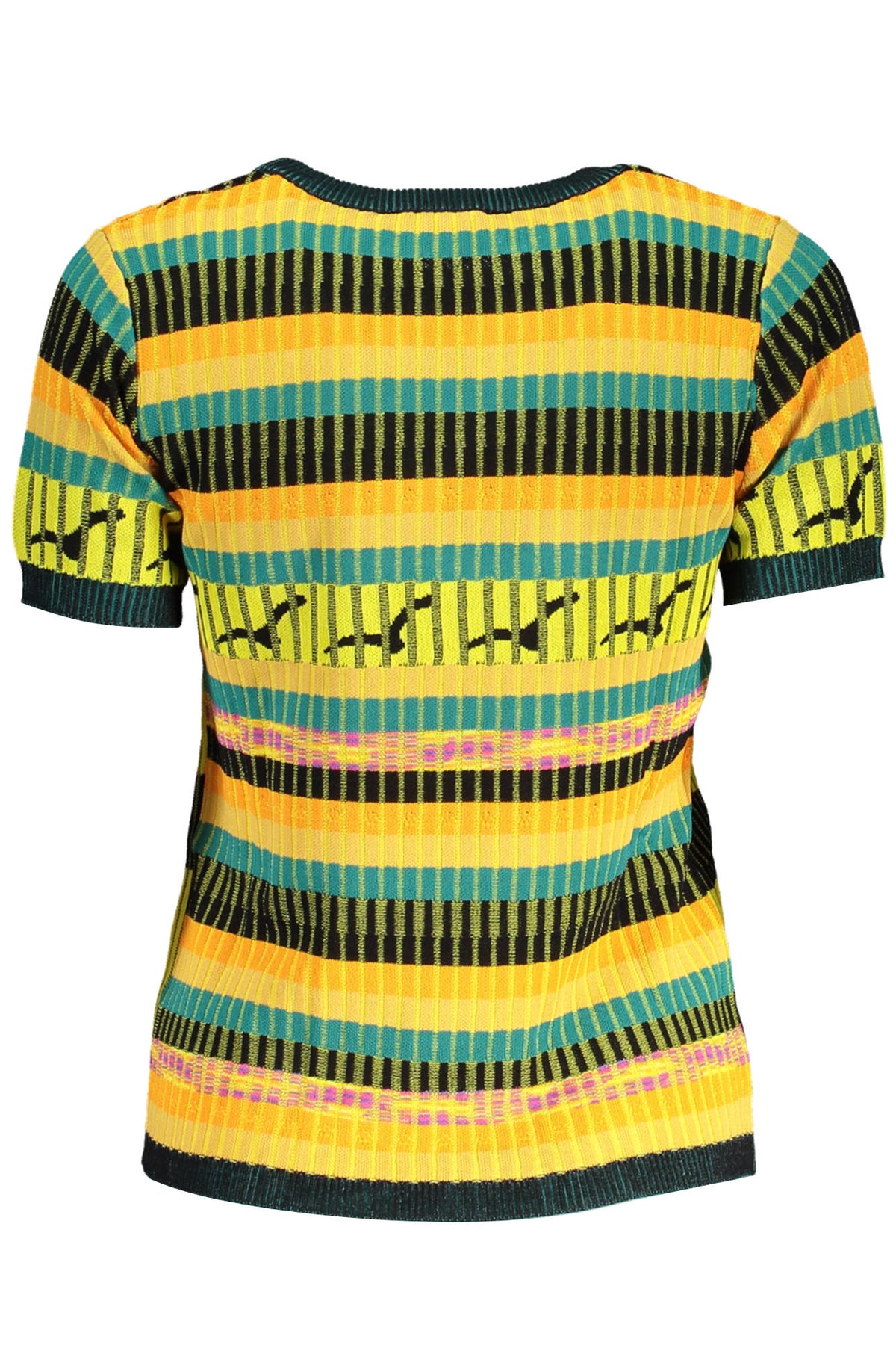 CAMISOLA COM LOGÓTIPO DESIGUAL MULHER AMARELA