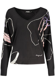 CAMISOLA COM BORDADO DESIGUAL MULHER PRETA